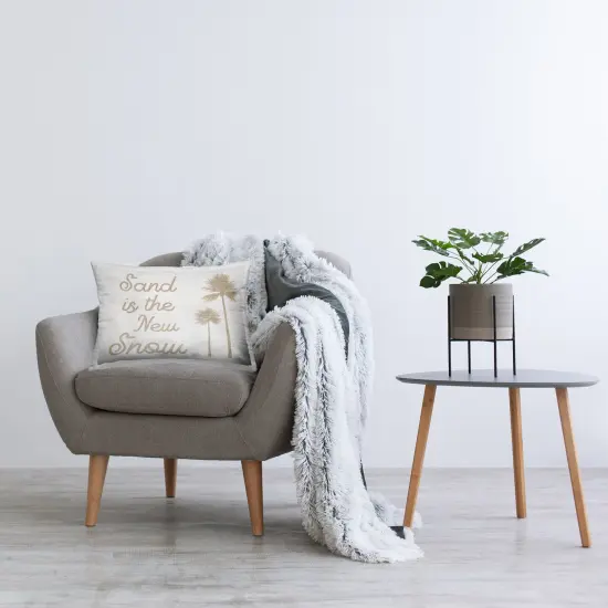 Stupell Industries Sand is New Snow Decorative Printed Throw Pillow {2}