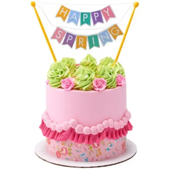 Pink 1" Rose Sugar Soft Edible Decorations 48 Count {2}