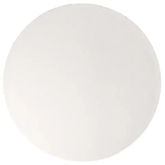 14" Round White Foil Cake Board Drum {1}