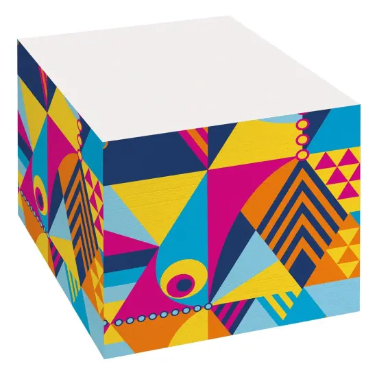 Notes Cube, 2.6 in x 2.6 in, Optimistic Brights Collection, 620 Sheets Per Cube, Pack of 3 {2}