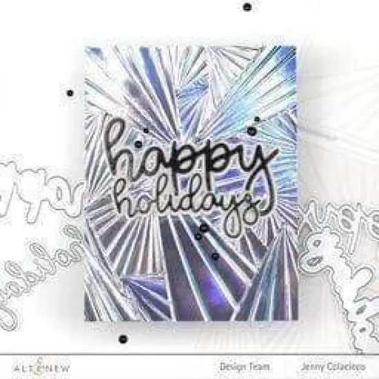 Cross Weaves 3D Embossing Folder {2}