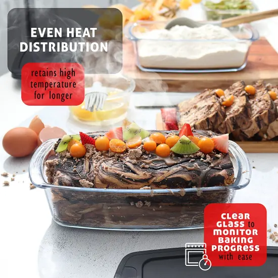 Eatex Glass Loaf Pans for Baking {1}