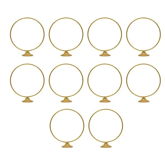 19.6" Metal Floral Hoop Table Centerpiece Ring {2}