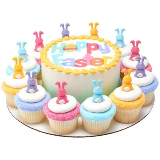 Hoppy Easter Bunny Edible Cake Image PhotoCake {2}