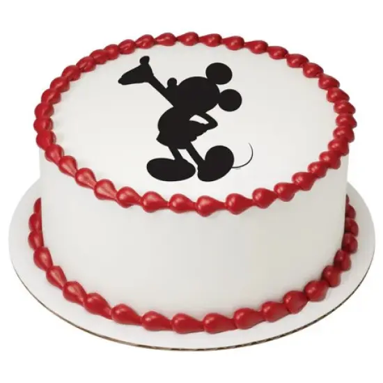 Mickey Mouse Silhouette Edible Cake Image PhotoCake&reg; {2}
