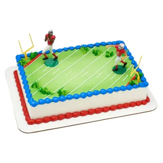 Touchdown Football Cake Kit Players and goalposts {1}