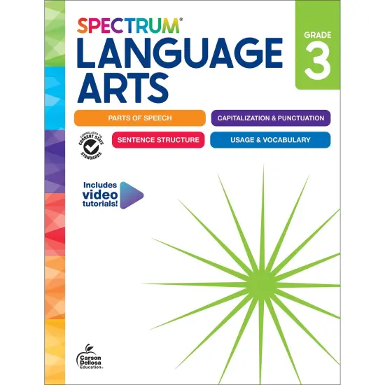 Spectrum Gr3 Language Arts Workbook {1}