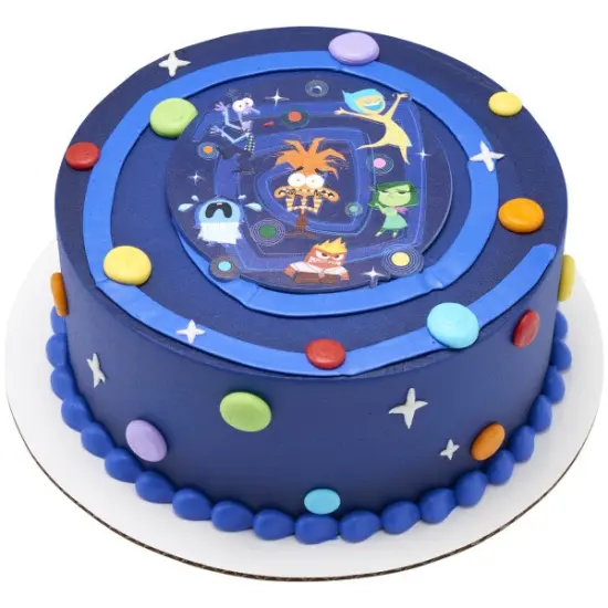 Disney and Pixar's Inside Out 2 In a Mood Layon Cake Topper {3}