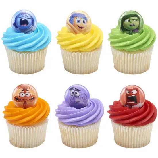 Disney and Pixar's Inside Out 2 Bursts of Emotion! Cupcake Rings 24ct {2}