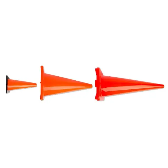 Large Orange Cones, Various Heights {2}