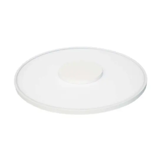 Nuvo 31.5w 17" Flush Mount LED Fixture Round Shape in White Finish Warm White {1}