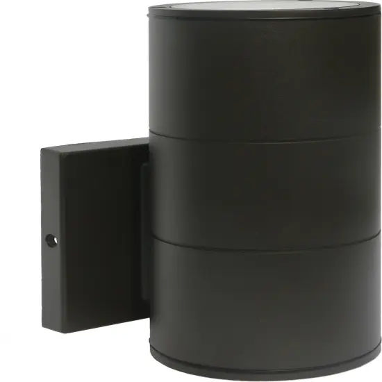 Nuvo 1-Light 10w Outdoor LED Wall Light Large Up or Down Sconce in Bronze Finish warm-white {1}