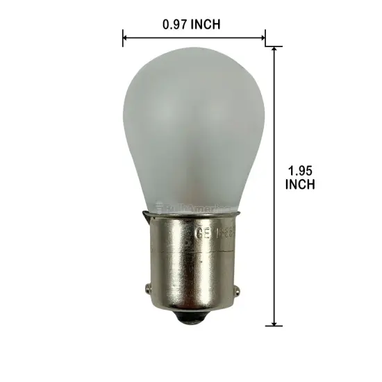 10PK GE 1665AF 81658 22W 28V S8 BA15s Base Aircraft Low Voltage Frost Light Bulb {2}