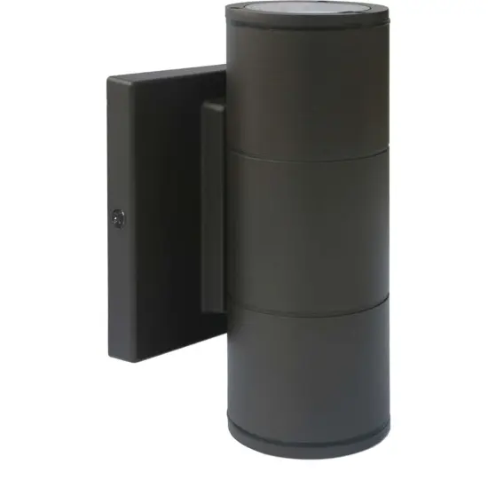 Nuvo 2-Light 10w 120-277v LED Small Up & Down Sconce Fixture in Bronze Finish Warm White {1}