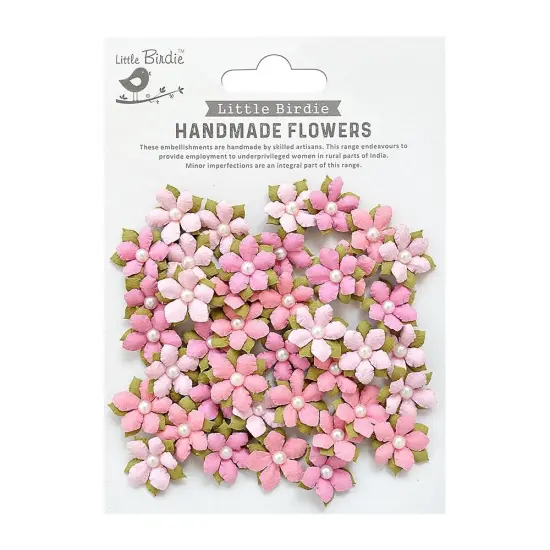 Little Birdie Elira Paper Flowers 40/Pkg-Celebrate Life {1}
