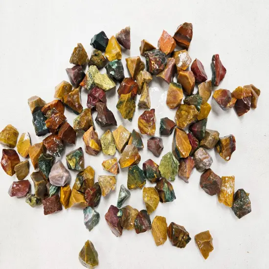 Fancy Jasper Crystal Stones Raw Rough Bulk Aquarium D&eacute;cor Gemstones {6}