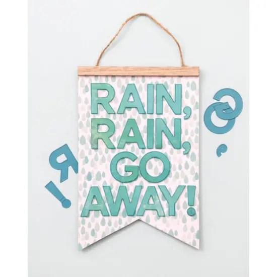 We R Memory Keepers Large Alphabet Dies-San Serif 2" 60000591 by American Crafts {5}