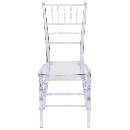 Emma and Oliver Stacking Ghost Chair Crystal Ice {8}