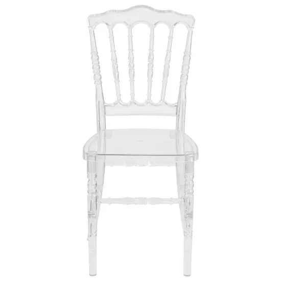 Emma and Oliver Napoleon Stacking Chair Crystal Ice {3}