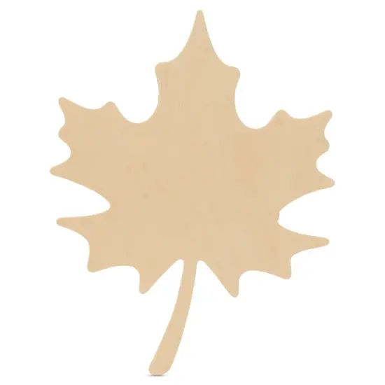 Maple Leaf Wood Cutout, Multiple sizes, Unfinished for Autumn Crafts | Woodpeckers {1}