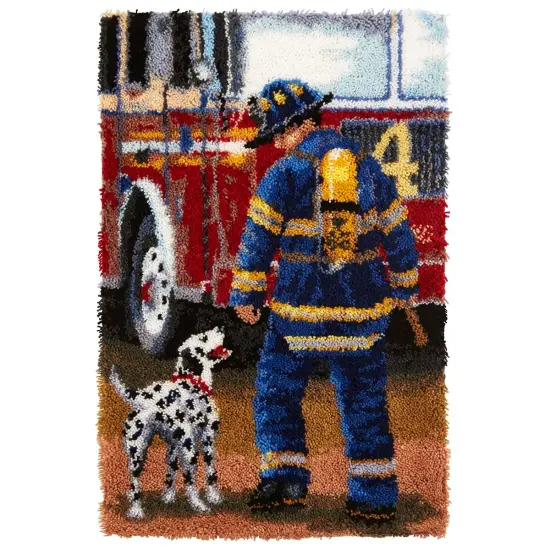 HerrschnersFirefighter Latch Hook Kit Multi {1}