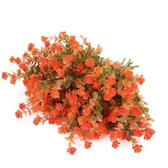 ArtBloom 6 Bundles Artificial Fall Flowers No Fade Faux Autumn Plants, Fake Indoor Outdoor Greenery for Thanksgiving Christmas Wedding Party Home Garden Fireplace D&eacute;cor (Multi) {5}