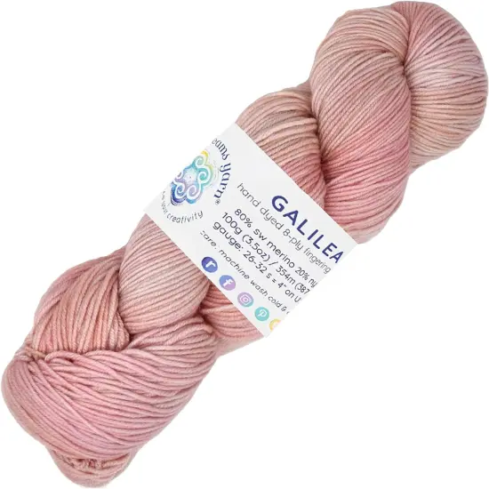 Living Dreams Yarn Galilea: Colorful Superwash Merino Sock Yarn. Super Soft and Strong. Hand Dyed to Perfection Pegasus {1}