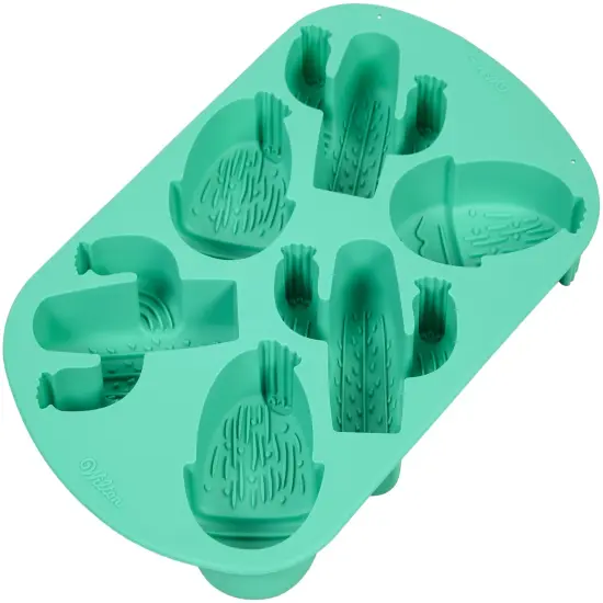 Wilton Silicone Mold-Cactus Party, 6 Cavity {4}