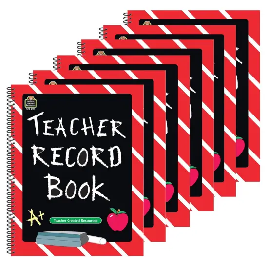 Chalkboard Teacher Record Book, Pack of 6 {1}
