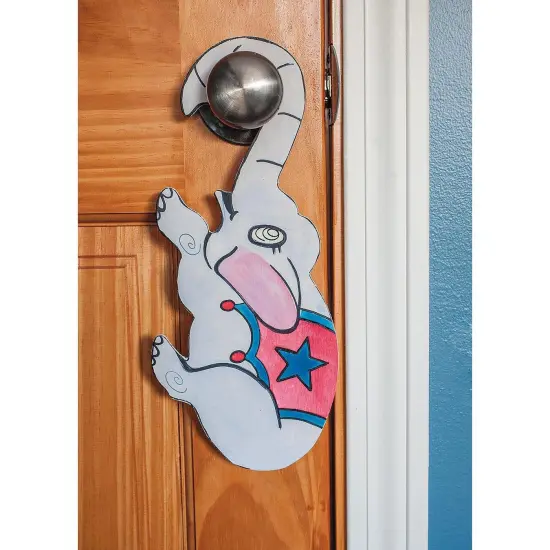 Unfinished Wood Animal Door Hangers (Pack of 24) {4}