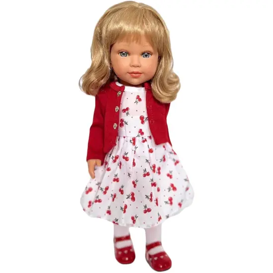 Cherri O Dress Fits 18 Inch Fashion Girl Dolls- 18 Inch Doll Clothes {1}