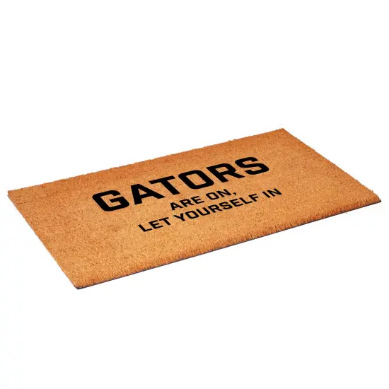 Gators are on let yourself in Doormat {4}