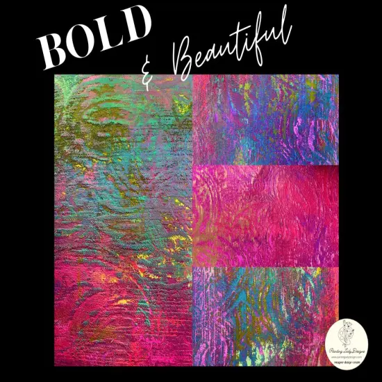 BOLD & Beautiful!BLUE!A sheet of vivid colors {2}