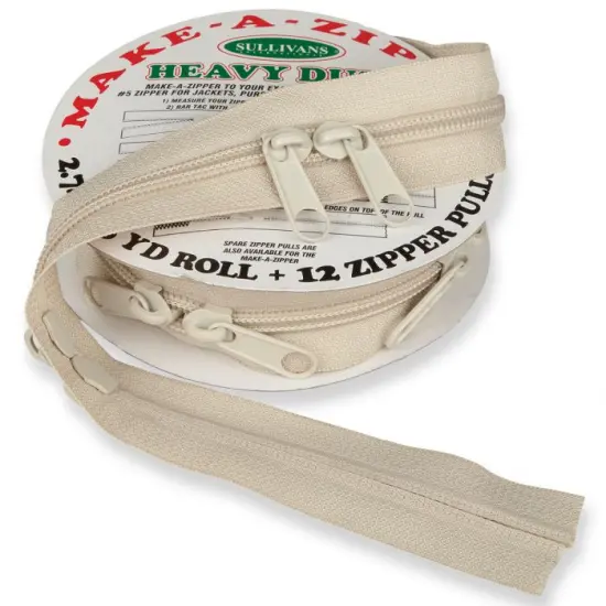 Heavy Duty Make-A-Zipper Green {2}