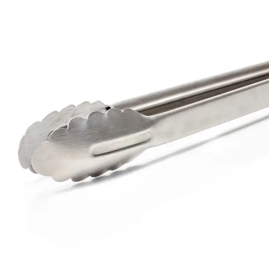 Petromax BBQ and Coal Tongs for Kitchen or Campfire, for Indoor and Outdoor Cooking, Durable Stainless Steel and Wooden Handle, 21.3 inch {3}