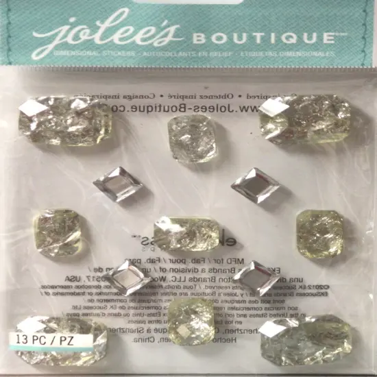 Jolee's Boutique Foil Jewels Diamond Adhesive Dimensional Stickers {1}