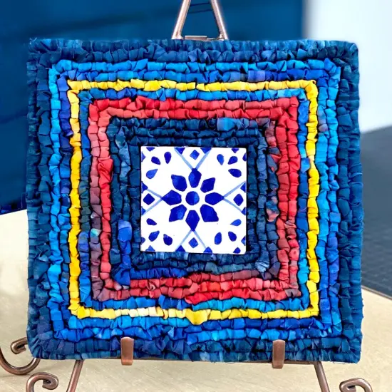 Graffiti Blues Studio Trivet Locker Hooking Kit {2}