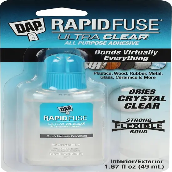DAP Rapid Fuse Ultra Clear Adhesive-1.67oz {1}