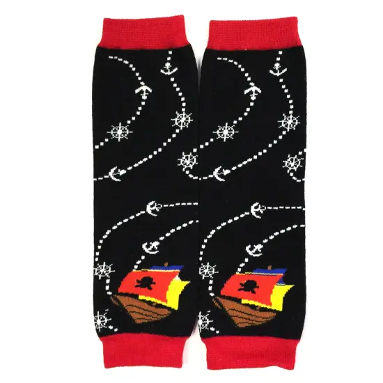 Wrapables Pirates Baby Leg Warmers {6}