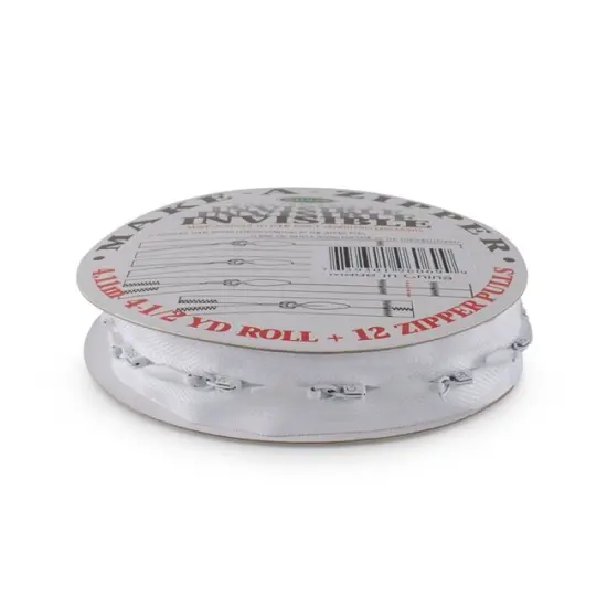 Invisible Make-A-Zipper White {1}