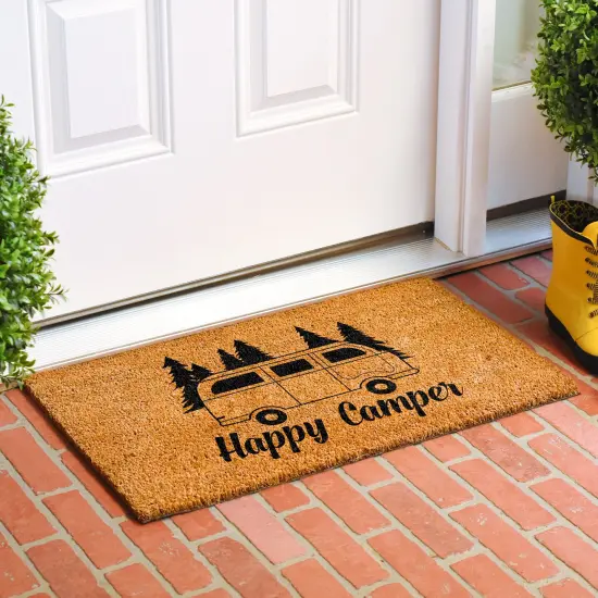 Happy Camper Doormat {5}