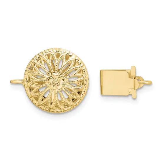 Gold Filled Filigree Beads Clasp {1}