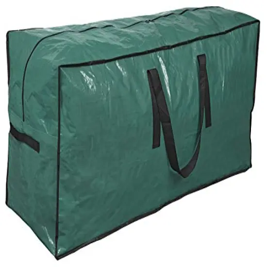 Christmas Tree Storage Bag | Fits Up to 9 Ft. Tall Disassembled Tree I 65"x15"x30" Holiday Tree Storage Case | Protective Zippered Artificial Xmas Tree Bag (9ft, Green) {3}