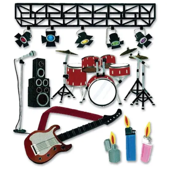 Jolee's Boutique Concert Dimensional Stickers {1}