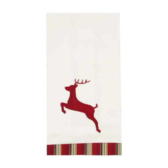 Jumping Deer Cotton Kitchen Towel {1}