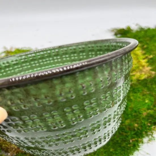 Planter 6" - Beaded Green {3}