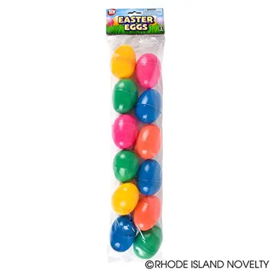 Rhode Island Novelty Easter Eggs Bght Plastic Egg Assortment 144 Pieces {3}