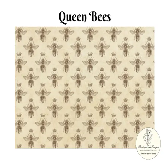 Queen Bees Decoupage Paper(Large 24x36) {1}