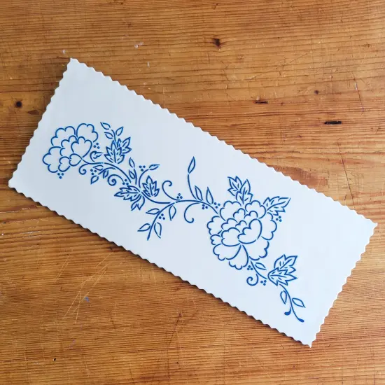 Peonies Spray Cake Side Stencil | C1065 by Designer Stencils | Cake Decorating Tools | Baking Stencils for Royal Icing, Airbrush, Dusting Powder | Reusable Plastic Food Grade Stencil for Cakes | Easy to Use & Clean Cake Stencil {3}