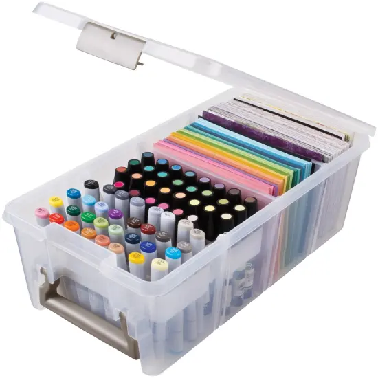 ArtBin Marker Satchel-15"X8"X6.5" Translucent {3}